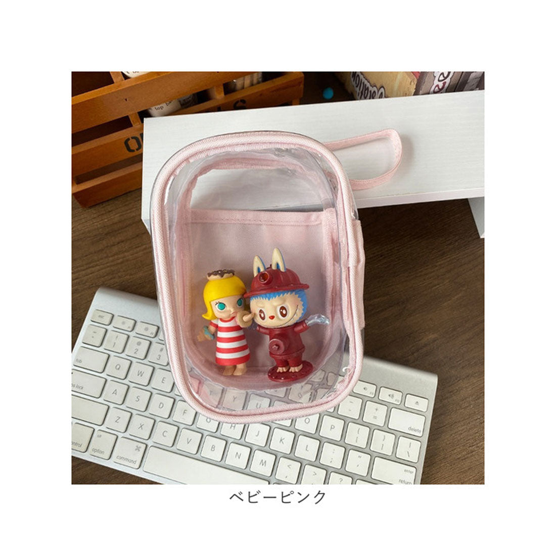 バックヤードファミリー BACKYARD FAMILY ぬいポーチ 推し活 ぬい活 （ブラック） ブラック
