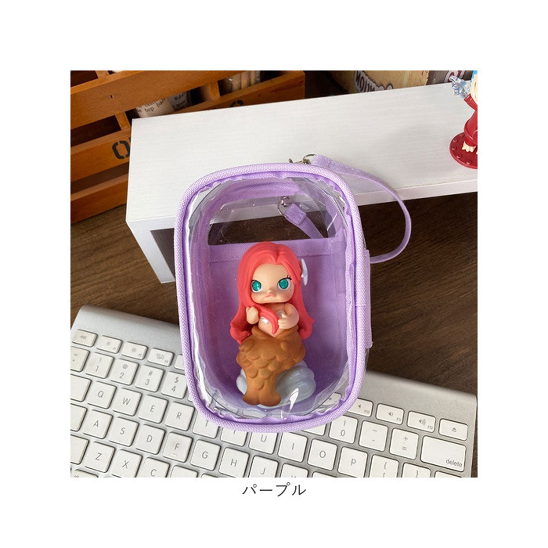 バックヤードファミリー BACKYARD FAMILY ぬいポーチ 推し活 ぬい活 （ブラック） ブラック