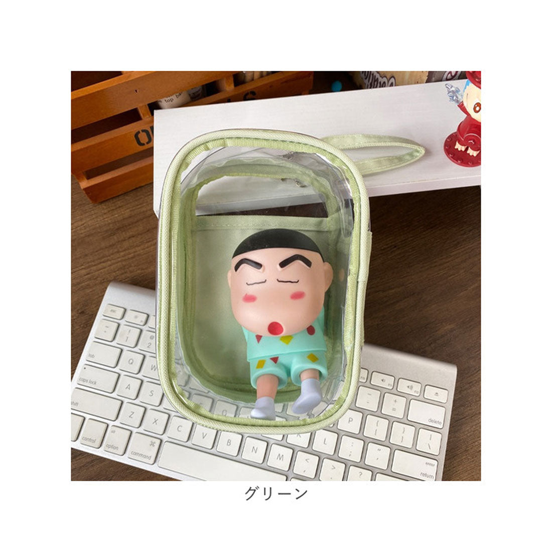 バックヤードファミリー BACKYARD FAMILY ぬいポーチ 推し活 ぬい活 （ブラック） ブラック