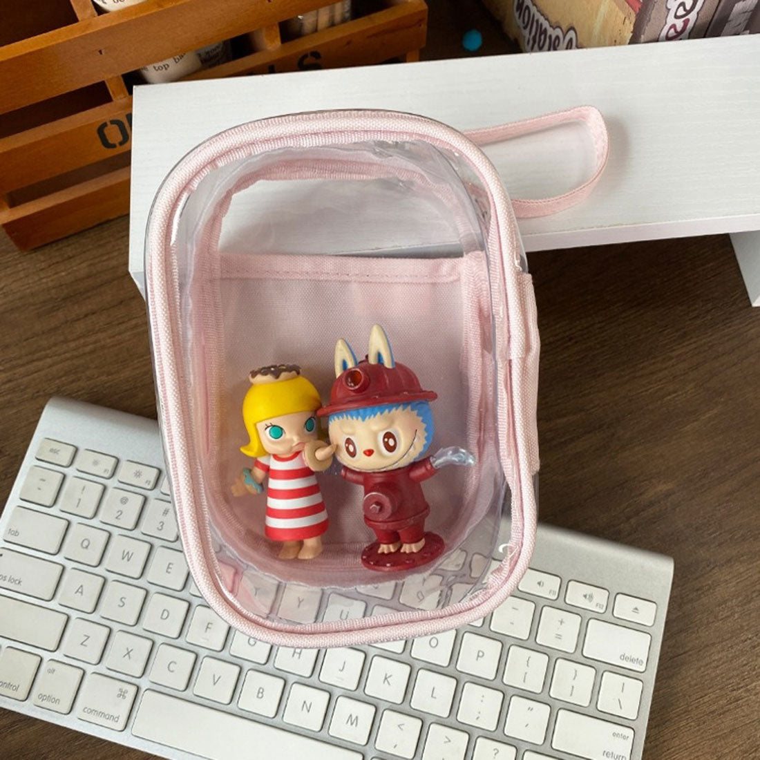 バックヤードファミリー BACKYARD FAMILY ぬいポーチ 推し活 ぬい活 （ベビーピンク） ベビーピンク