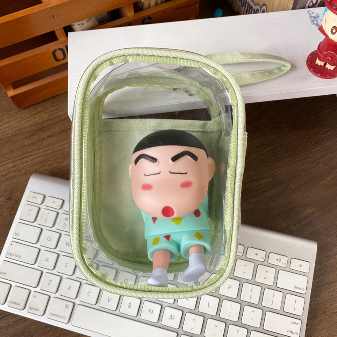 バックヤードファミリー BACKYARD FAMILY ぬいポーチ 推し活 ぬい活 （グリーン） グリーン