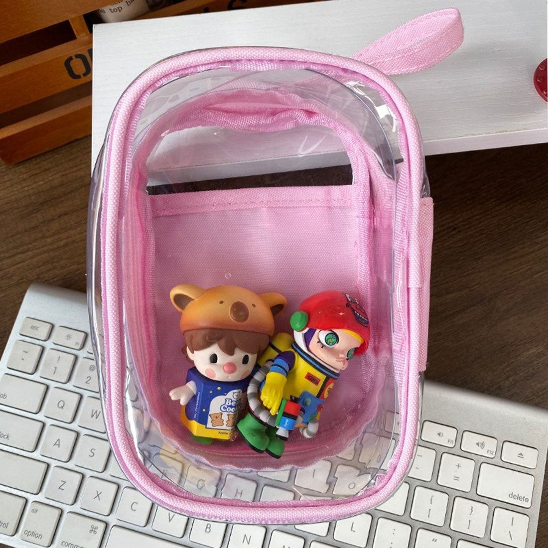 バックヤードファミリー BACKYARD FAMILY ぬいポーチ 推し活 ぬい活 （ダークピンク） ダークピンク
