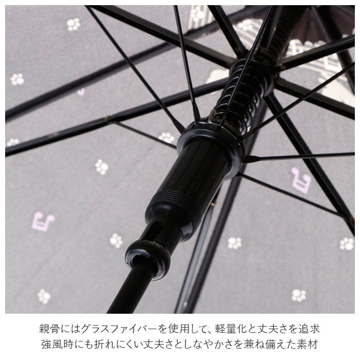 ノーブランド No Brand amusant sous la pluie 58cm グラスファイバー 長傘
