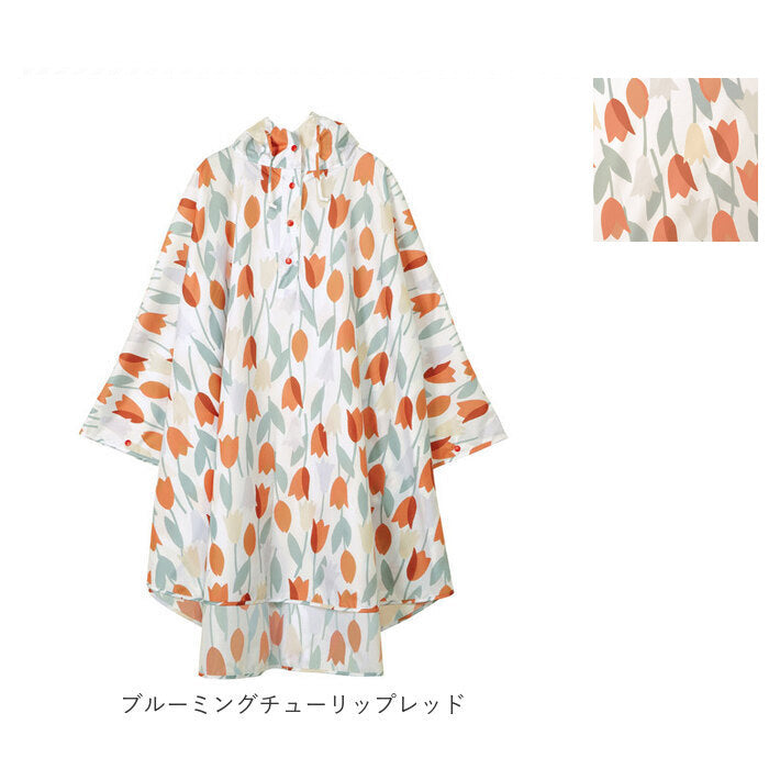 バックヤードファミリー BACKYARD FAMILY ワールドパーティー W.P.C R1093 ポンチョ （ピオニレッド） ピオニレッド