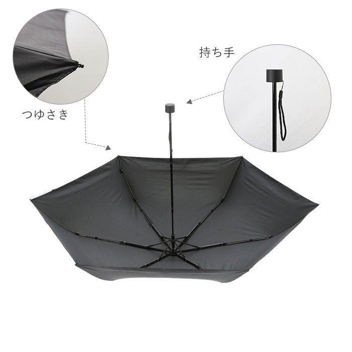 バックヤードファミリー BACKYARD FAMILY UーDAY オールウェザーライト プレーンカラーミニ 折りたたみ傘 （アイボリー） アイボリー