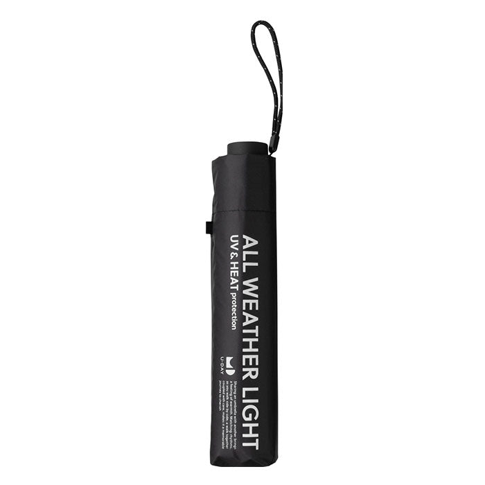 バックヤードファミリー BACKYARD FAMILY UーDAY オールウェザーライト プレーンカラーミニ 折りたたみ傘 （アイボリー） アイボリー