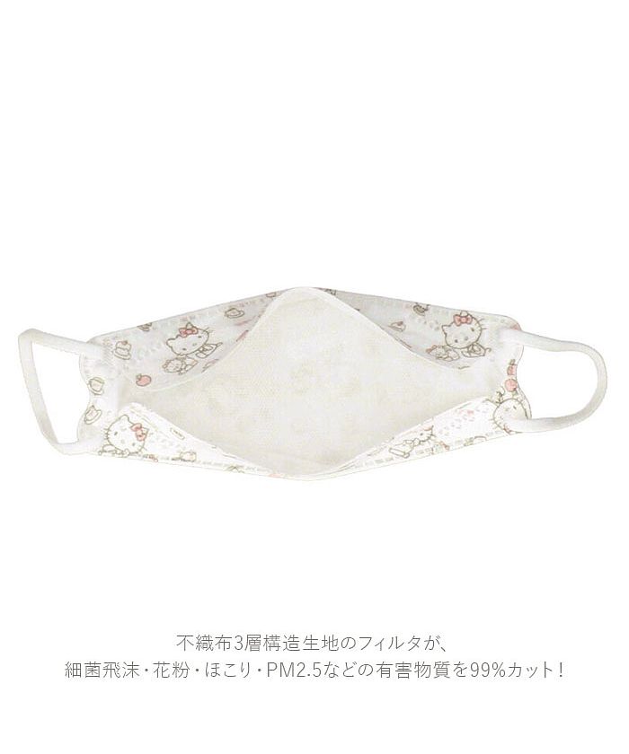 BACKYARD FAMILY Character Adult High-Function Non-Woven 3D Mask 5 Pieces [Non-Returnable Item]