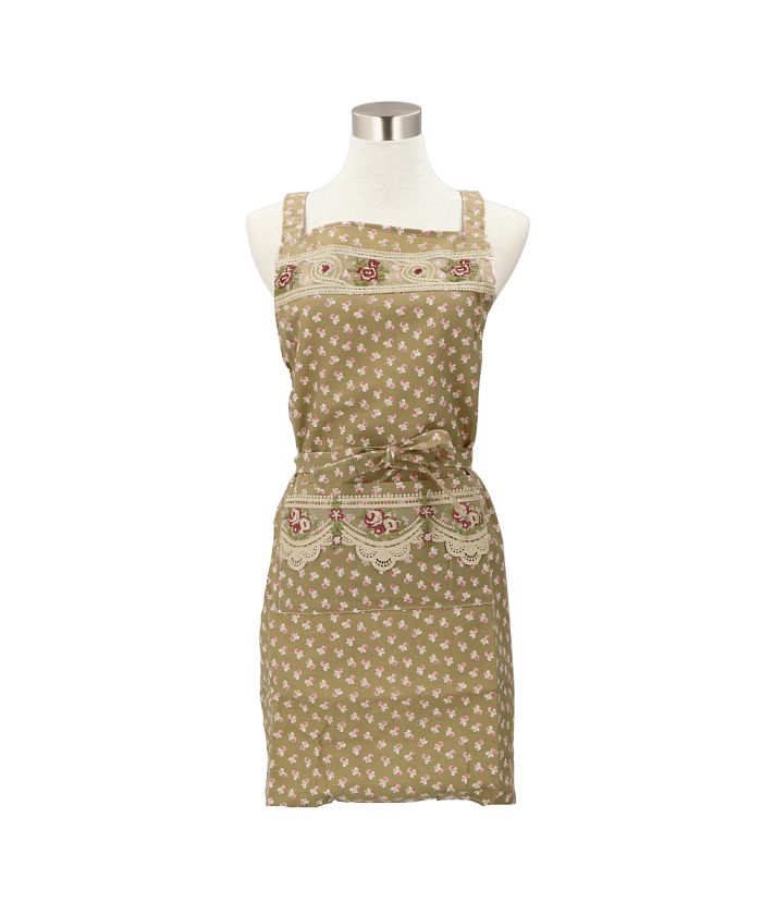 BACKYARD FAMILY Rose Pattern Apron [Non-returnable item]