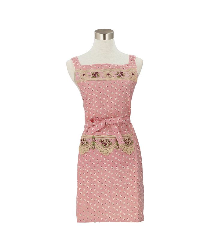 BACKYARD FAMILY Rose Pattern Apron [Non-returnable item]