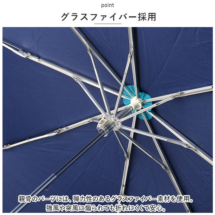 バックヤードファミリー BACKYARD FAMILY アクアスハック バイカラー 折りたたみ傘60cm