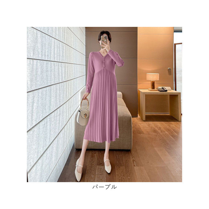 Backyard Family Maternity Dress Nursing Wear Spring Autumn Winter ysma5351