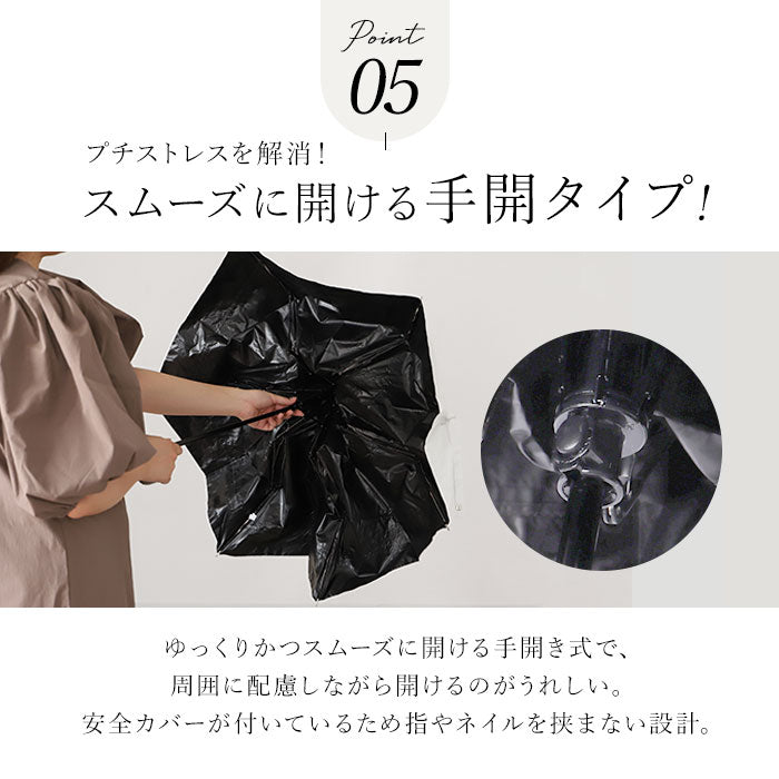BACKYARD FAMILY Black Coating Umbrella for Sun and Rain 50cm Folding Umbrella
