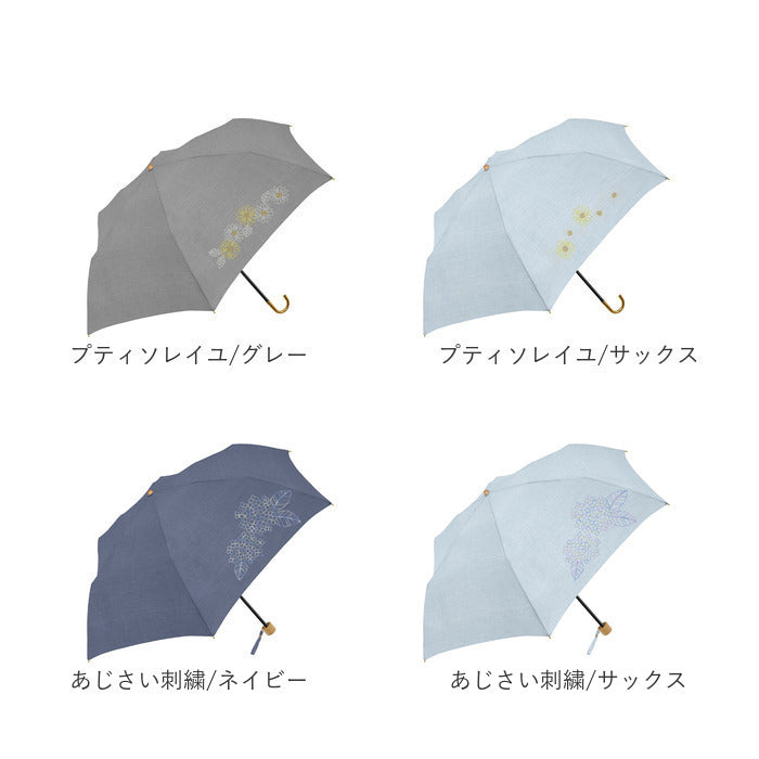 BACKYARD FAMILY Black Coating Umbrella for Sun and Rain 50cm Folding Umbrella