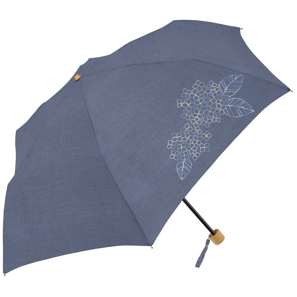 BACKYARD FAMILY Black Coating Umbrella for Sun and Rain 50cm Folding Umbrella