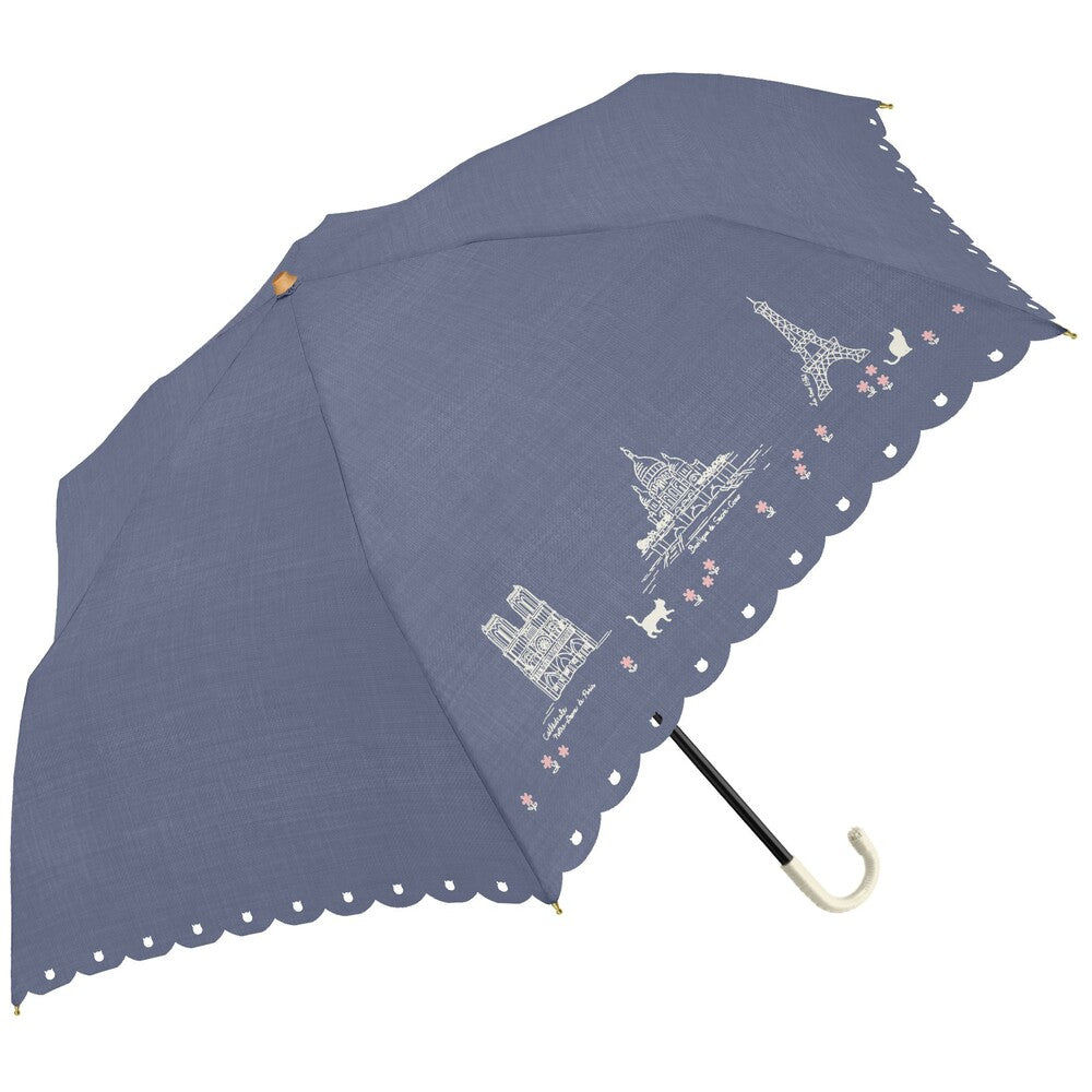 BACKYARD FAMILY Black Coating Umbrella for Sun and Rain 50cm Folding Umbrella