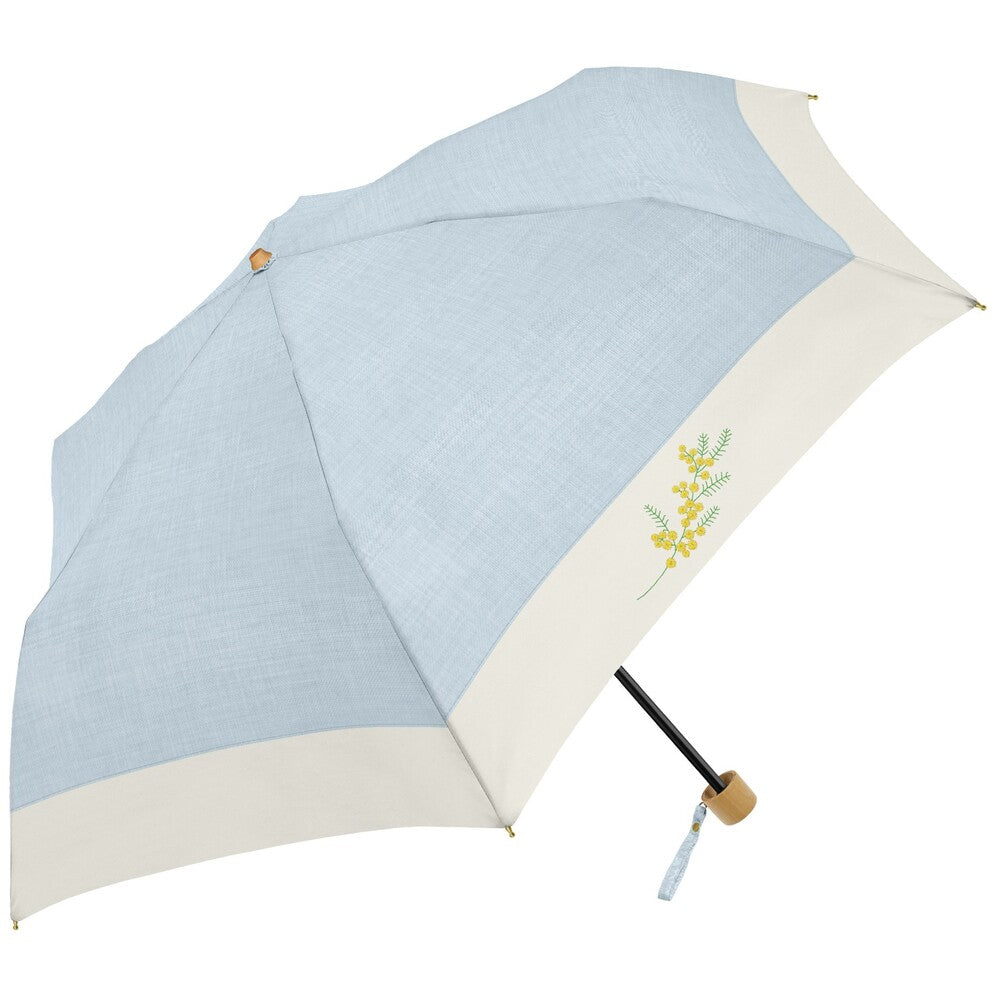 BACKYARD FAMILY Black Coating Umbrella for Sun and Rain 50cm Folding Umbrella