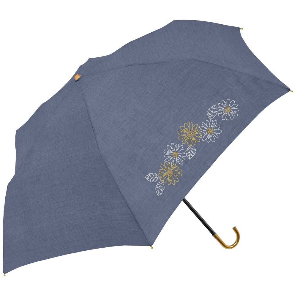 BACKYARD FAMILY Black Coating Umbrella for Sun and Rain 50cm Folding Umbrella