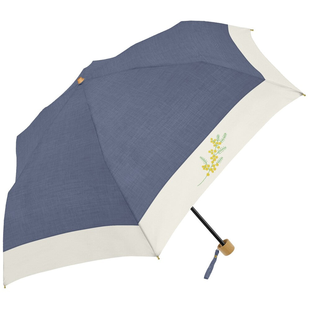 BACKYARD FAMILY Black Coating Umbrella for Sun and Rain 50cm Folding Umbrella