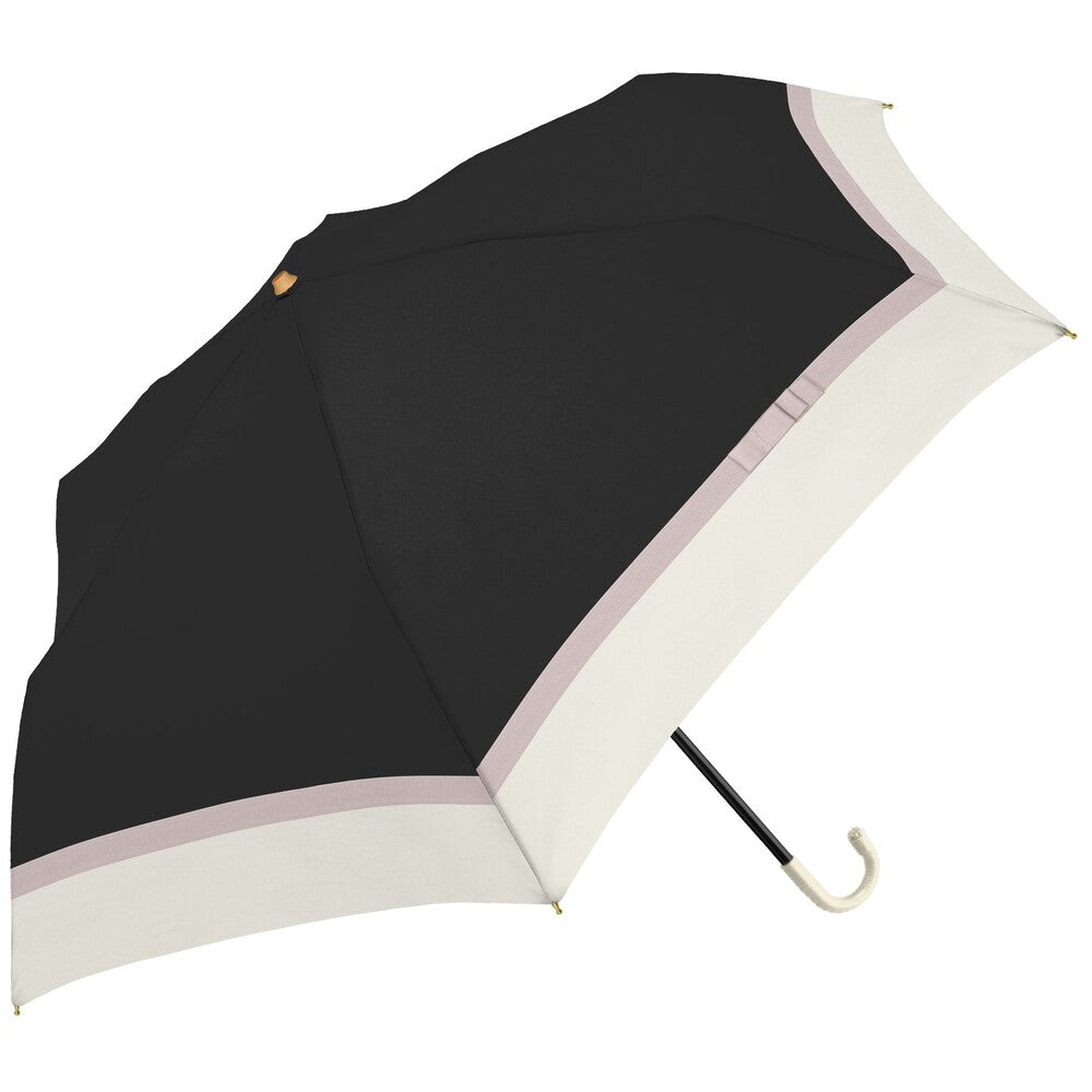 BACKYARD FAMILY Black Coating Umbrella for Sun and Rain 50cm Folding Umbrella