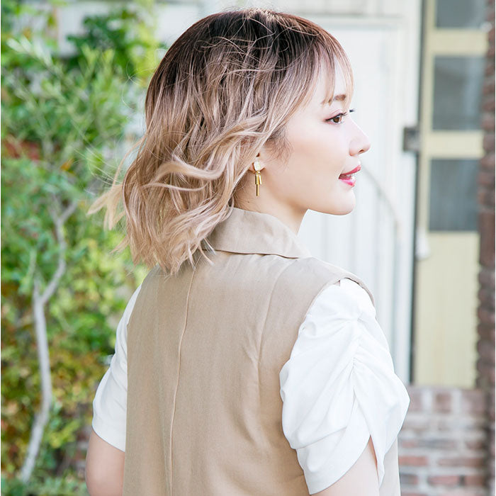 BACKYARD FAMILY BACKYARD FAMILY Priscilla All Wig Nudie Wave Bob A-714