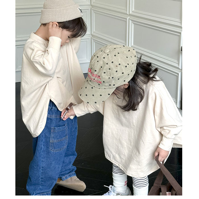 バックヤードファミリー BACKYARD FAMILY キッズ 長袖シャツ mmlss213e （ベージュ） ベージュ