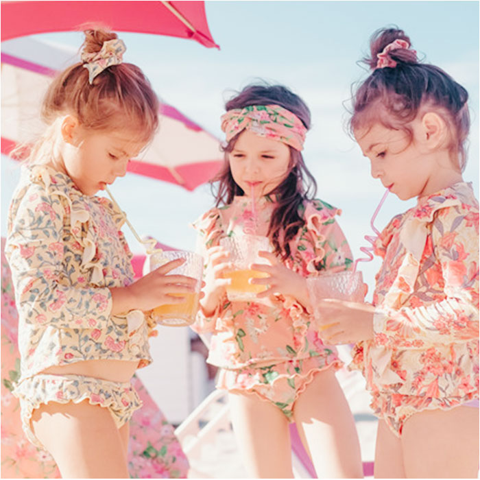 バックヤードファミリー BACKYARD FAMILY 水着 キッズ 女の子【返品不可商品】