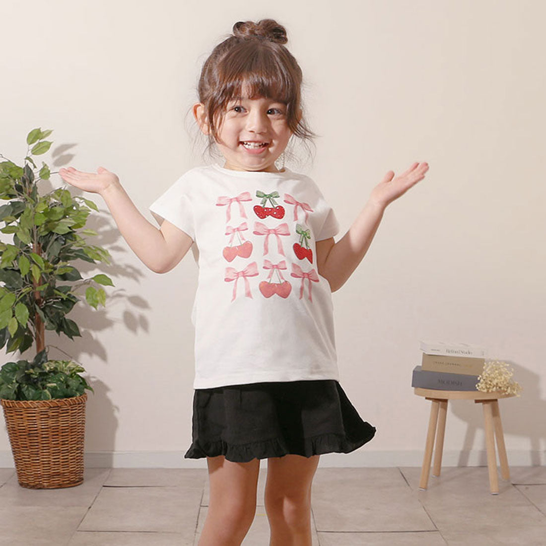 バックヤードファミリー BACKYARD FAMILY Rora ローラ チェリーポップ T （レッド） レッド
