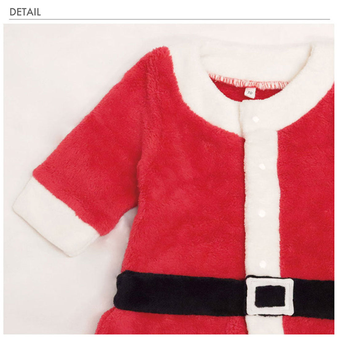 バックヤードファミリー BACKYARD FAMILY 【Aenak】サンタカバーオール ボア （レッド） レッド