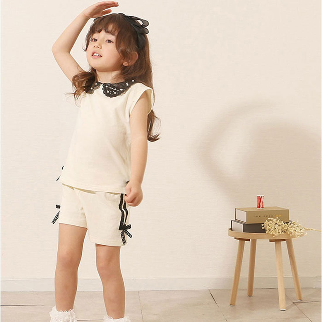 バックヤードファミリー BACKYARD FAMILY Rora ローラ エリン 上下セット （クリーム） クリーム