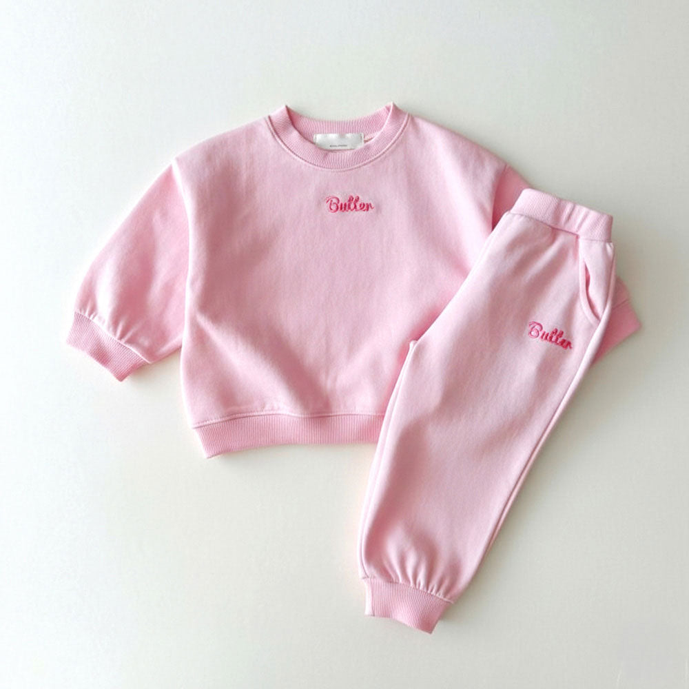 バックヤードファミリー BACKYARD FAMILY セットアップ キッズ 長袖 ベビー服 女の子 男の子 （ピンク） ピンク