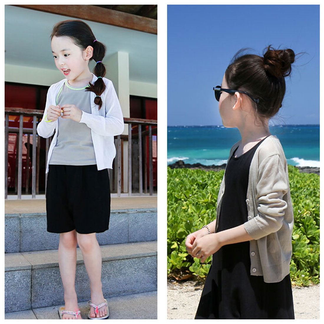 BACKYARD FAMILY Girls' Lightweight Cardigan s1035