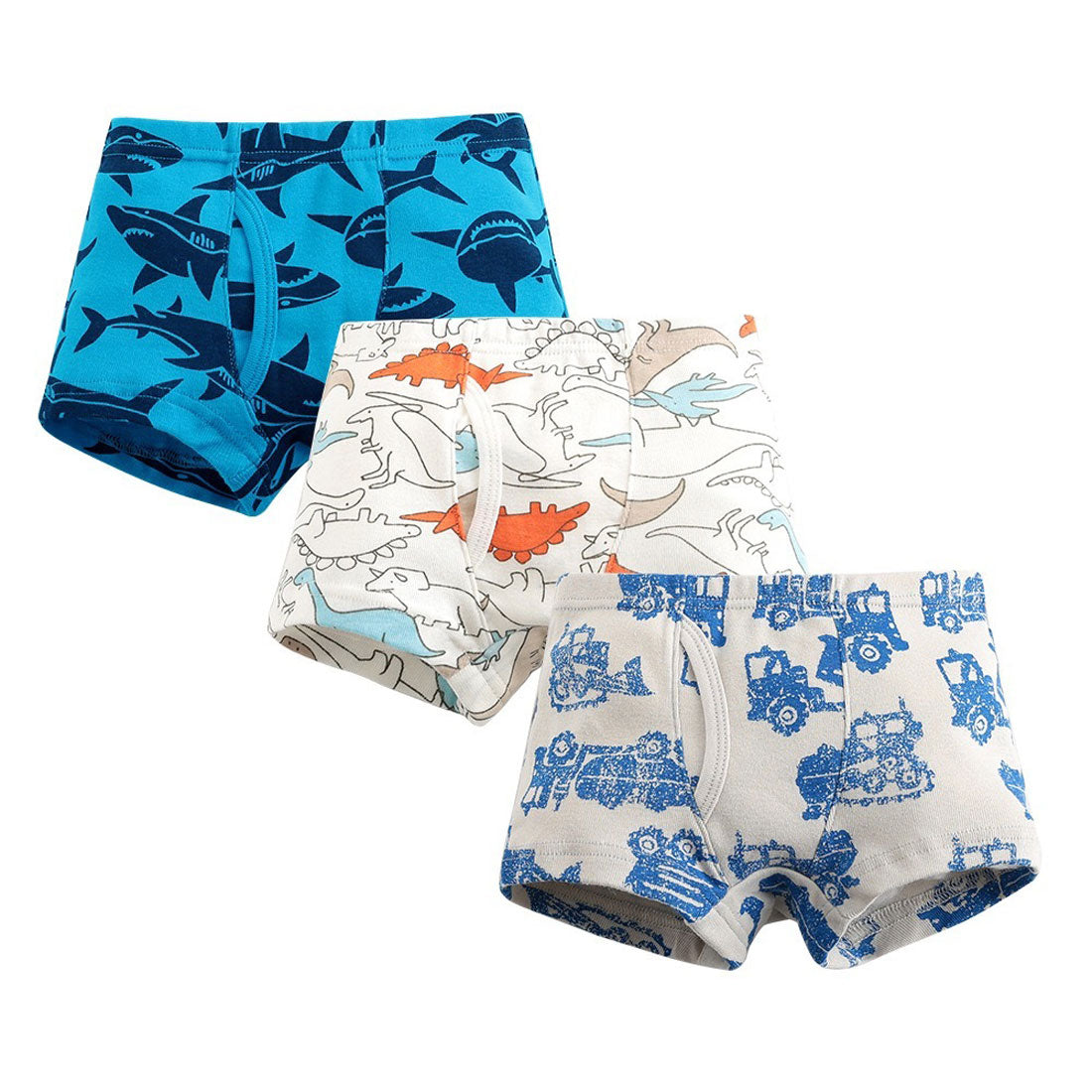 バックヤードファミリー BACKYARD FAMILY 男の子ボクサーパンツ h288【返品不可商品】 （ブルー×ショベルカー） ブルー×ショベルカー
