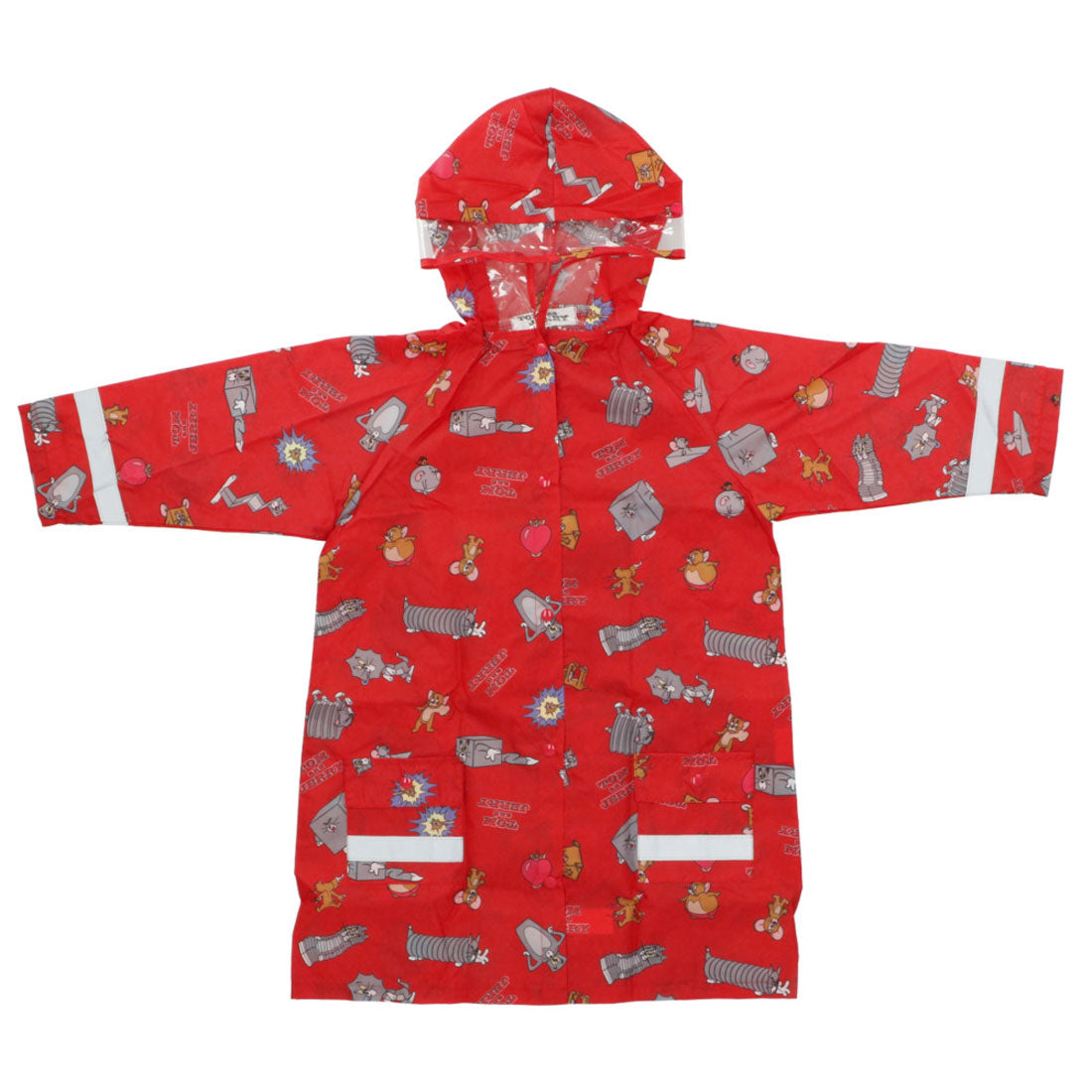 バックヤードファミリー BACKYARD FAMILY キャラクター キッズ レインコート ランドセル対応  RACO1N,トム＆ジェリー