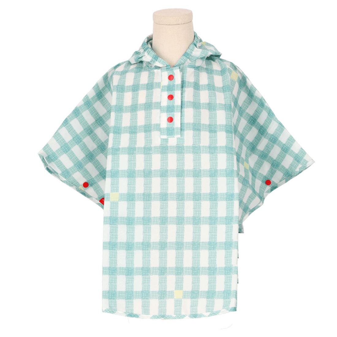 バックヤードファミリー BACKYARD FAMILY 392plusm キッズポンチョ Sサイズ Mサイズ,gingham.MT