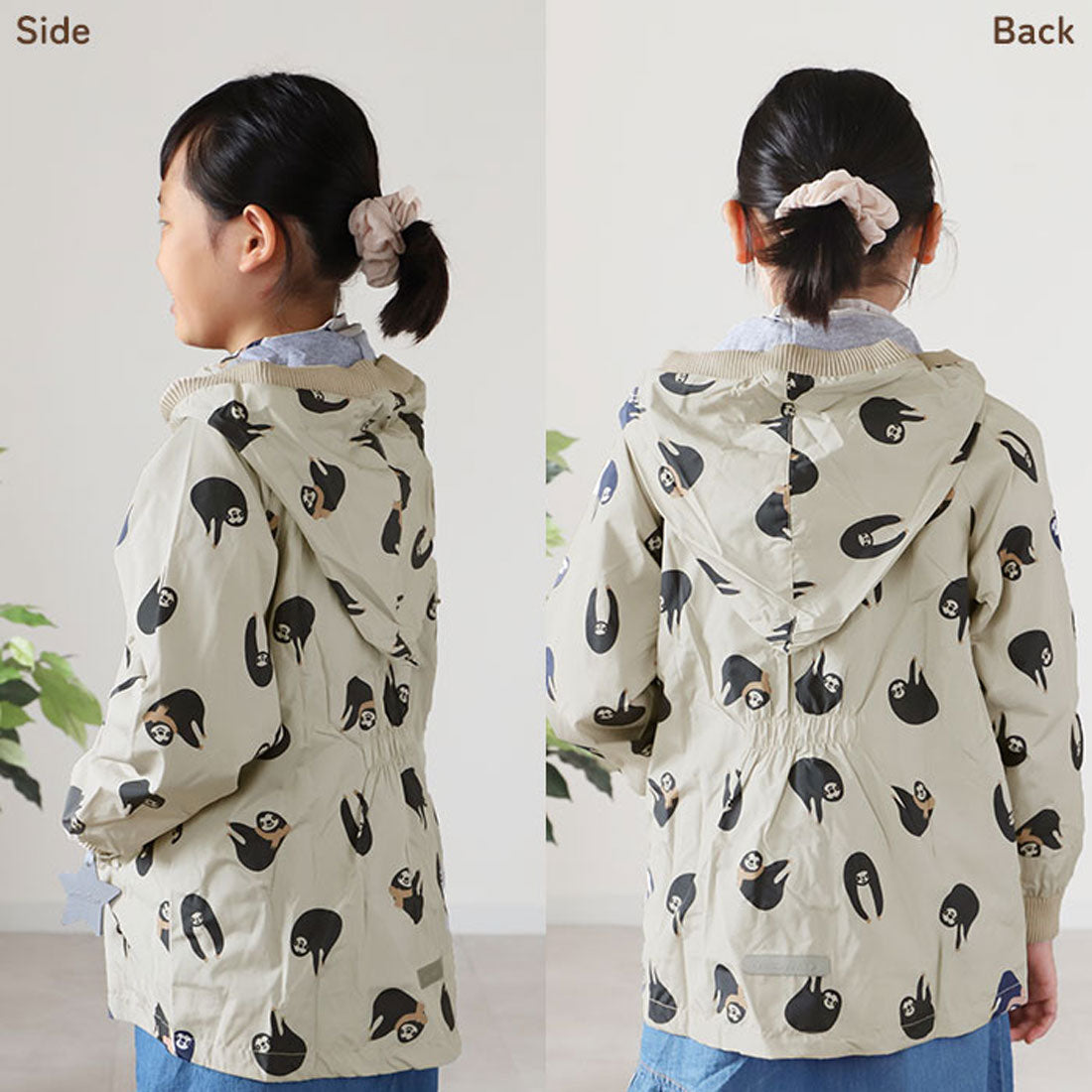 バックヤードファミリー BACKYARD FAMILY こども撥水防風コートmeanbear