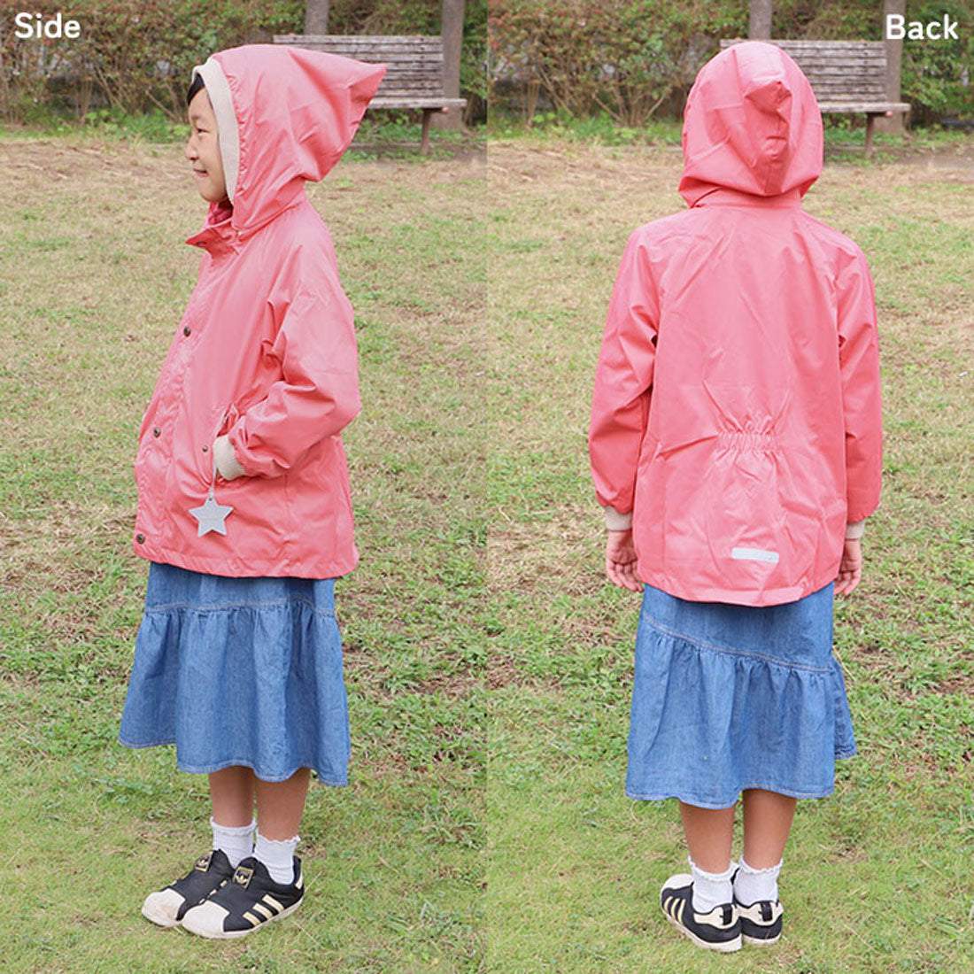 バックヤードファミリー BACKYARD FAMILY こども撥水防風コートmeanbear