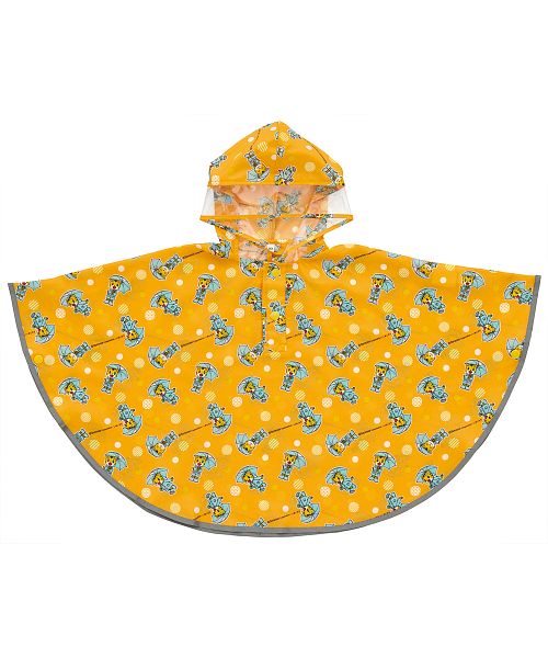 バックヤードファミリー BACKYARD FAMILY キッズ レインポンチョ 80  100cm RAPO2,しまじろう