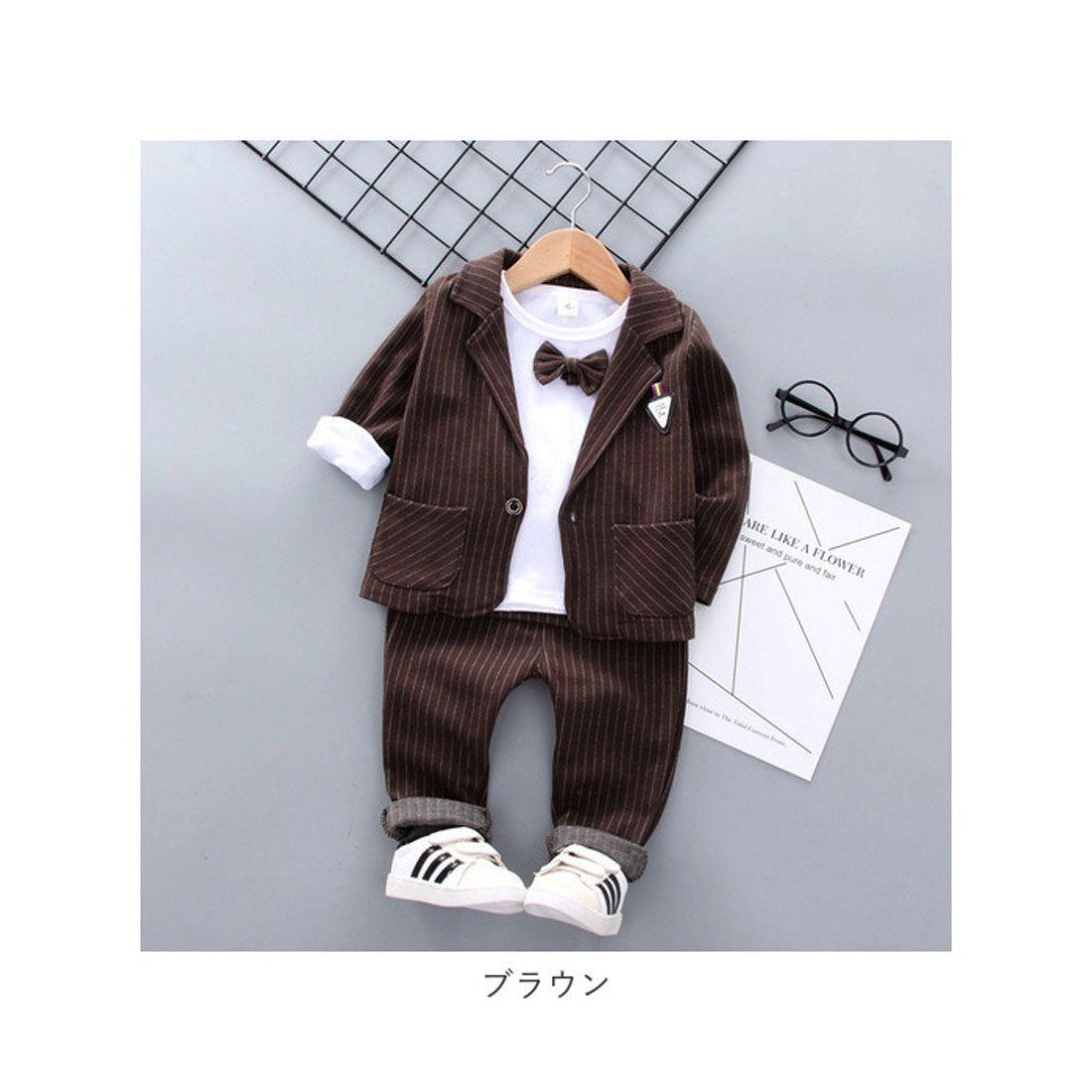 バックヤードファミリー BACKYARD FAMILY 男の子 フォーマル スーツ ベビー服 （グレー） グレー