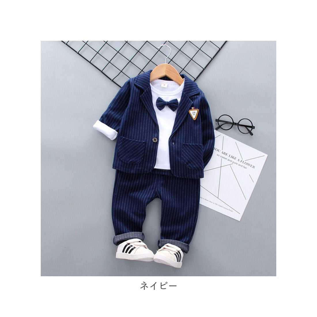 バックヤードファミリー BACKYARD FAMILY 男の子 フォーマル スーツ ベビー服 （グレー） グレー