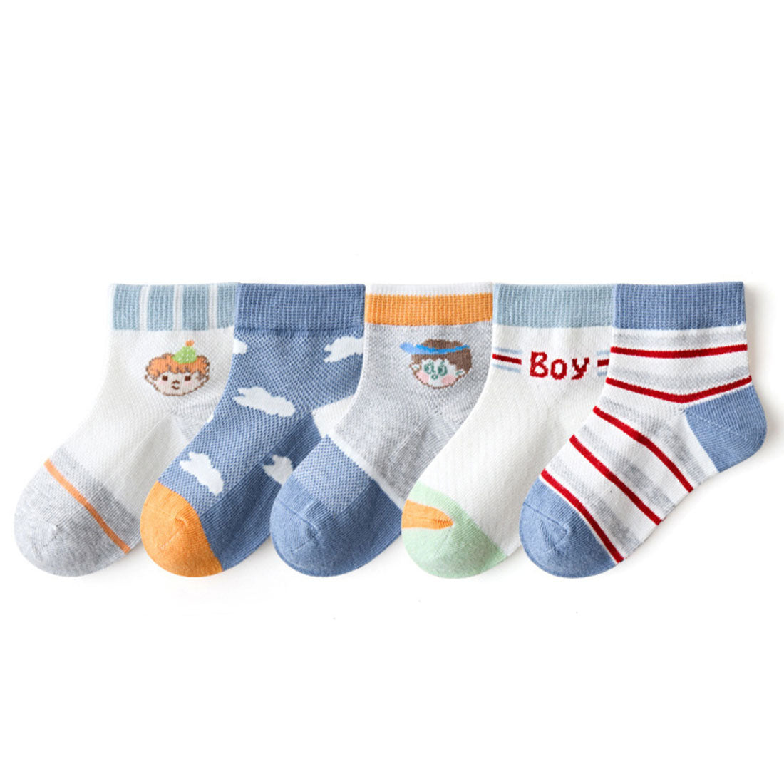 バックヤードファミリー BACKYARD FAMILY キッズ 靴下 男の子 5点セット,ボーイ