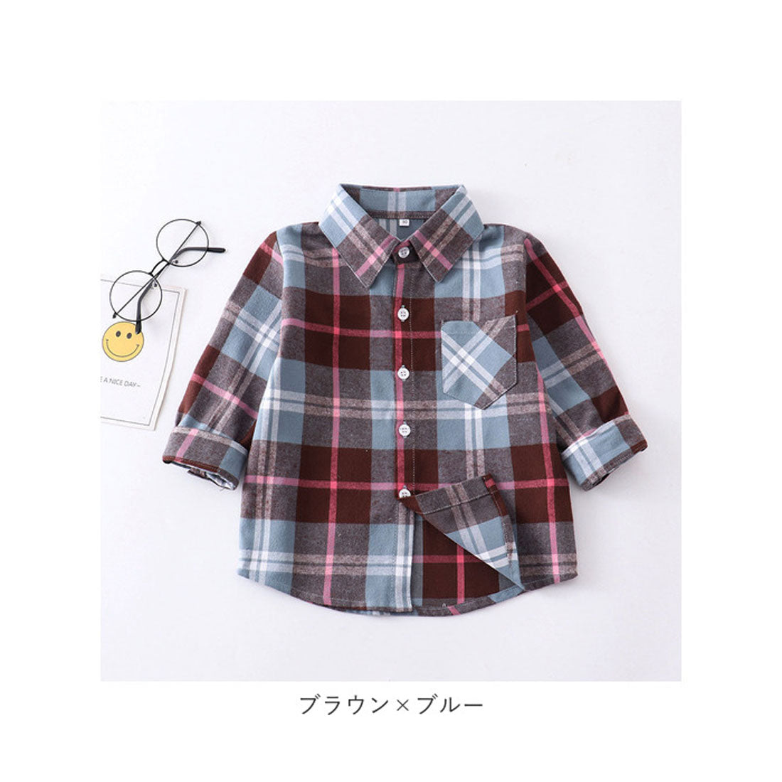 バックヤードファミリー BACKYARD FAMILY シャツ キッズ ネルシャツ 子供服