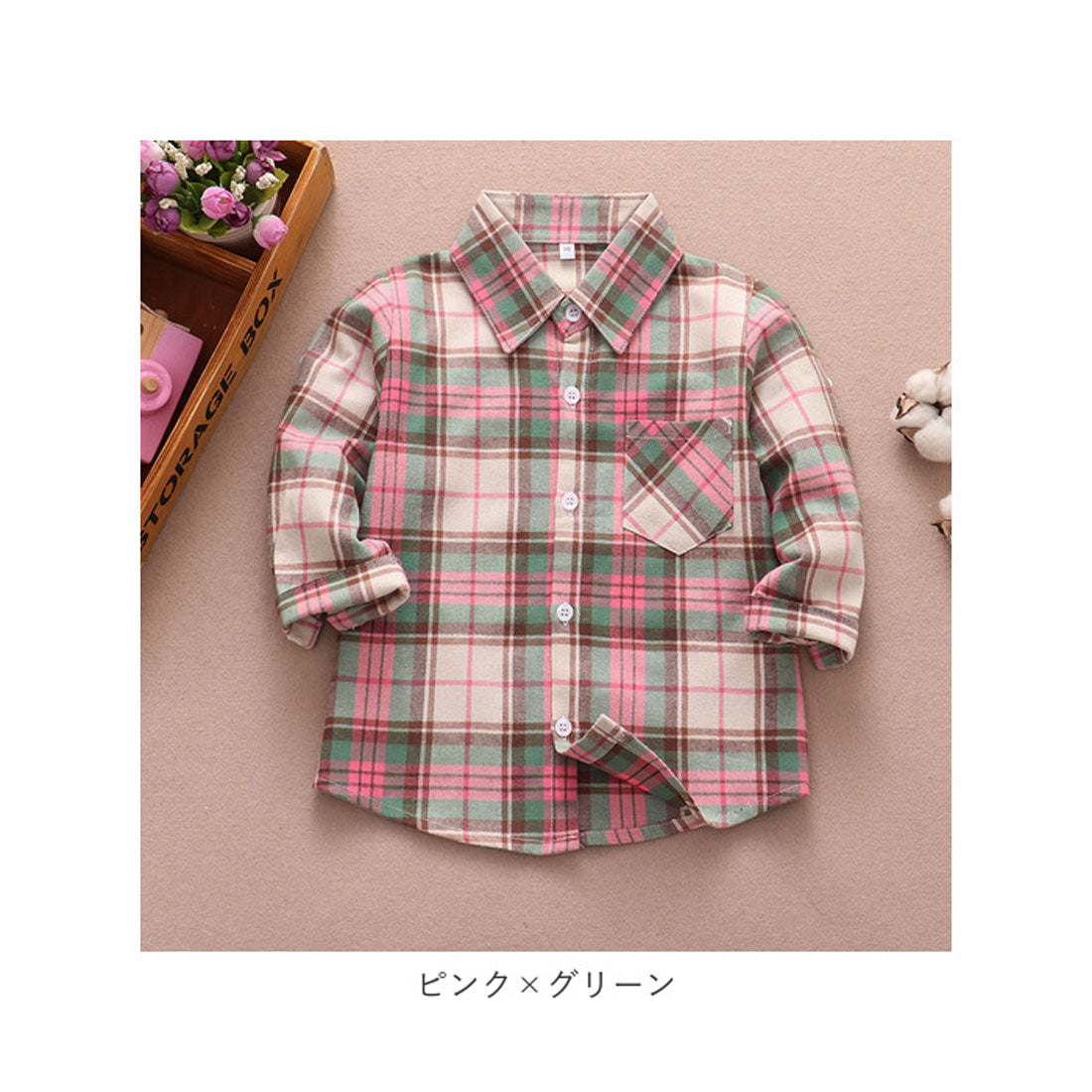 バックヤードファミリー BACKYARD FAMILY シャツ キッズ ネルシャツ 子供服