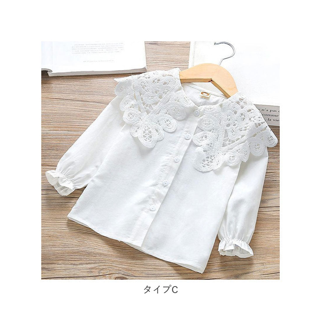 BACKYARD FAMILY BACKYARD FAMILY Kids Blouse Girls Lace Long Sleeve