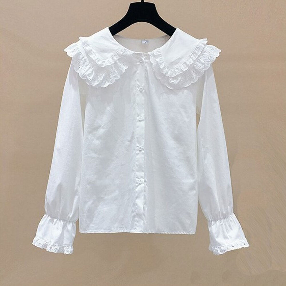 BACKYARD FAMILY BACKYARD FAMILY Kids Blouse Girls Lace Long Sleeve