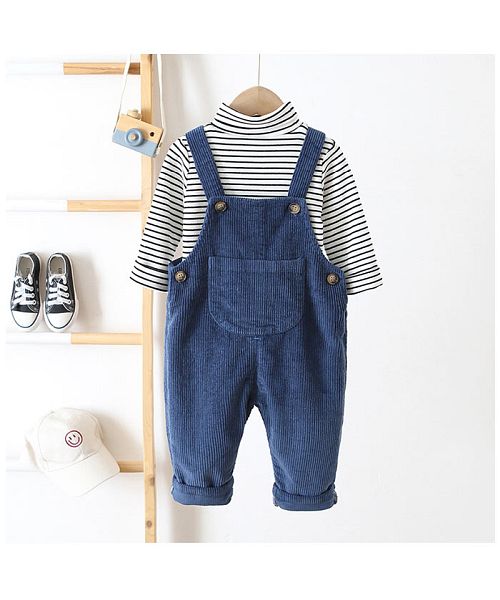BACKYARD FAMILY 兒童背帶褲長褲 Baby O