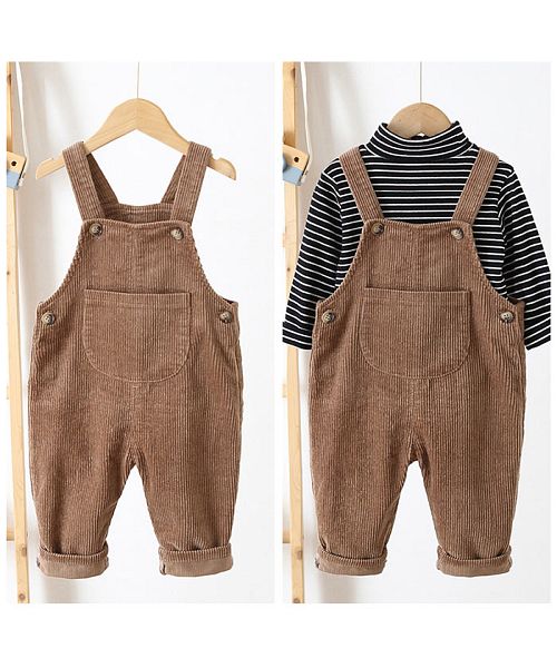 BACKYARD FAMILY 兒童背帶褲長褲 Baby O