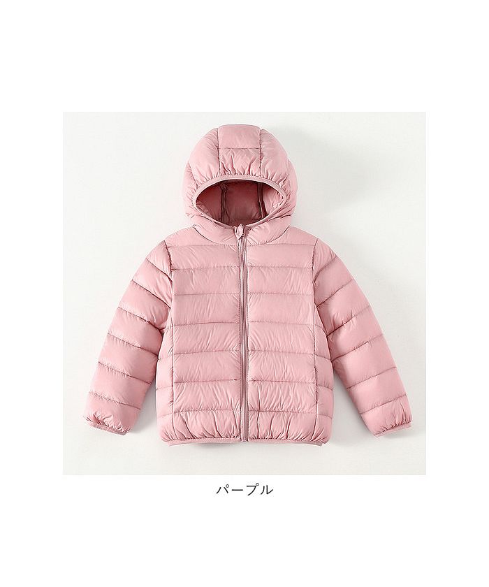 バックヤードファミリー BACKYARD FAMILY ダウンコート キッズ 秋冬 収納袋付き secoat220902 （ピンク） ピンク