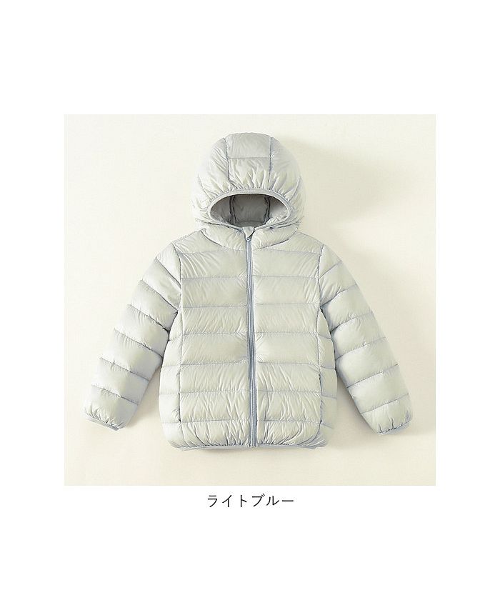 バックヤードファミリー BACKYARD FAMILY ダウンコート キッズ 秋冬 収納袋付き secoat220902 （ピンク） ピンク