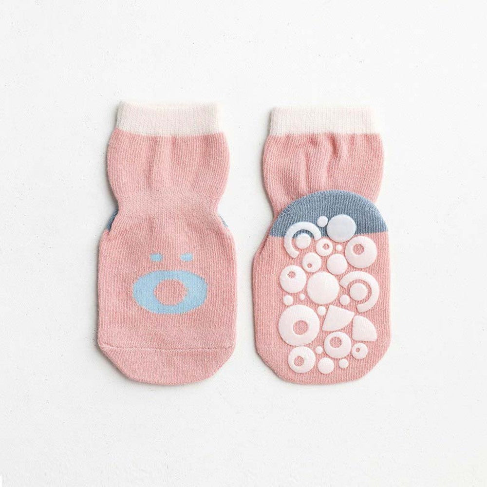 バックヤードファミリー BACKYARD FAMILY キッズ ソックス 滑り止め sesocks04 （ピンク） ピンク