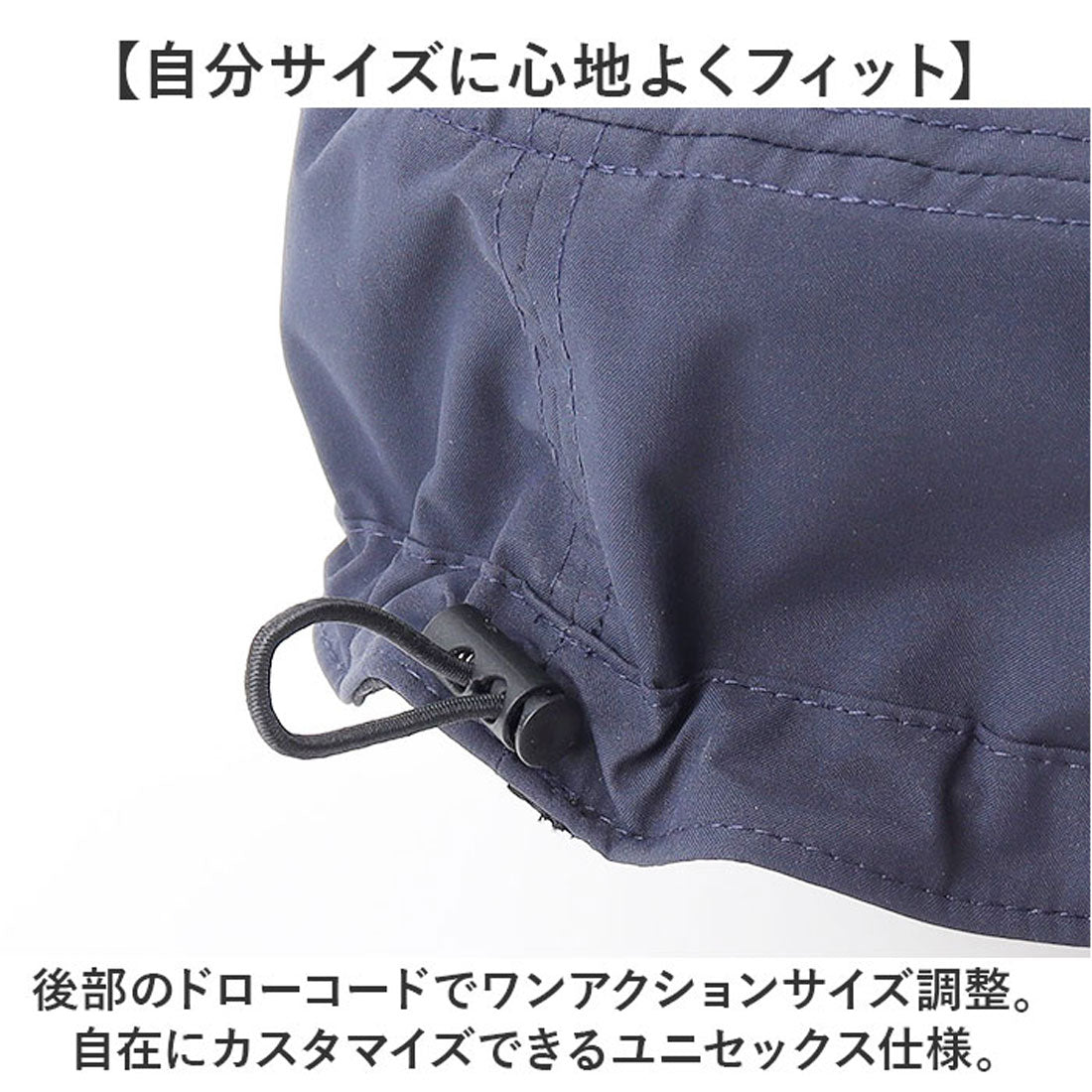バックヤードファミリー BACKYARD FAMILY テフロン加工撥水ポケッタブルレイルCAP （ブラック） ブラック